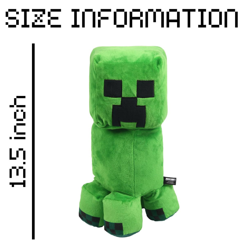 Weddye Creeper plush full-body view, iconic pixel costume for collectors