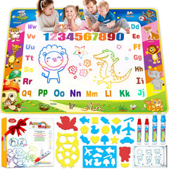 Wedopro Toddler Water Doodle Mat 40x30—spacious, mess-free art time.