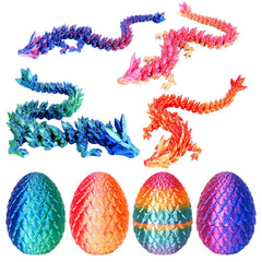 WEDTYGH dragon eggs 4-pack for imaginative play and collection.
