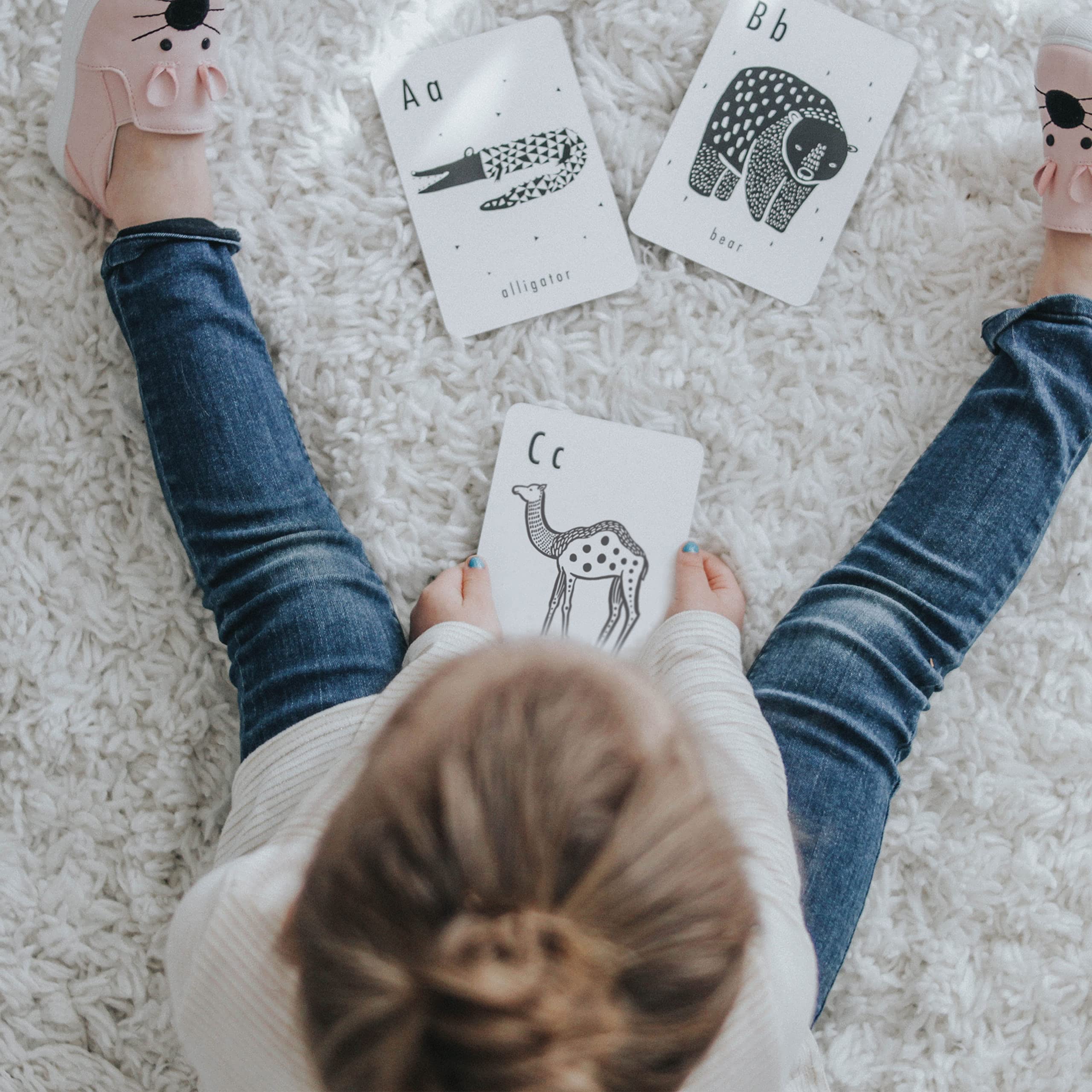 Wee Gallery gift-ready flashcards ideal for baby showers and birthdays