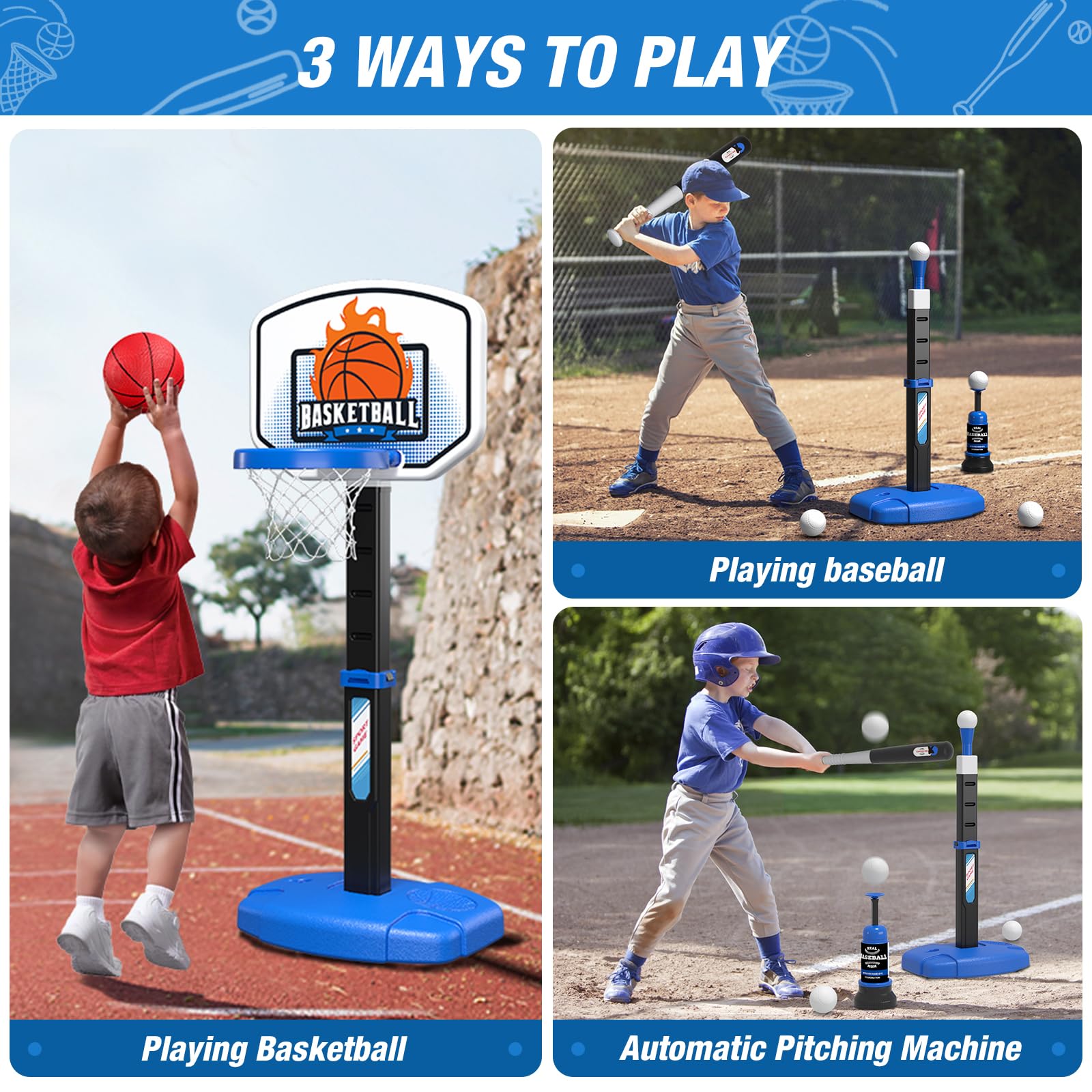 Wee Wonders automatic pitching machine demonstrates fast-paced play and interactive baseball moments.