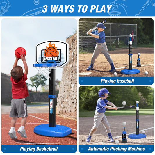 Wee Wonders automatic pitching machine demonstrates fast-paced play and interactive baseball moments.