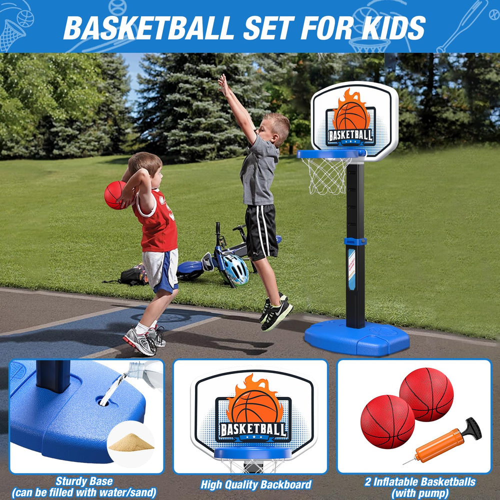 Wee Wonders base can be filled with water or sand for stability during play.