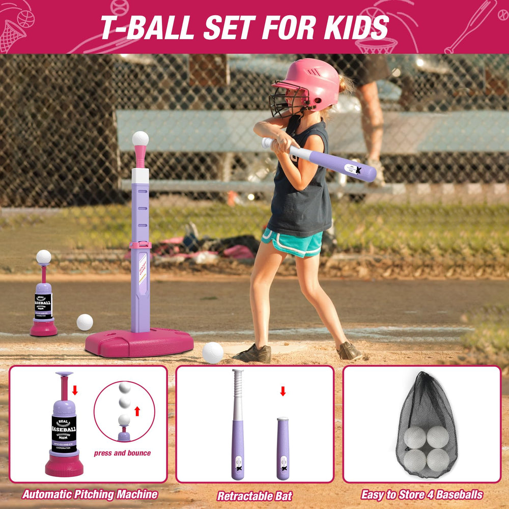Wee Wonders height-adjustable hoop pink; suits toddlers of different ages.