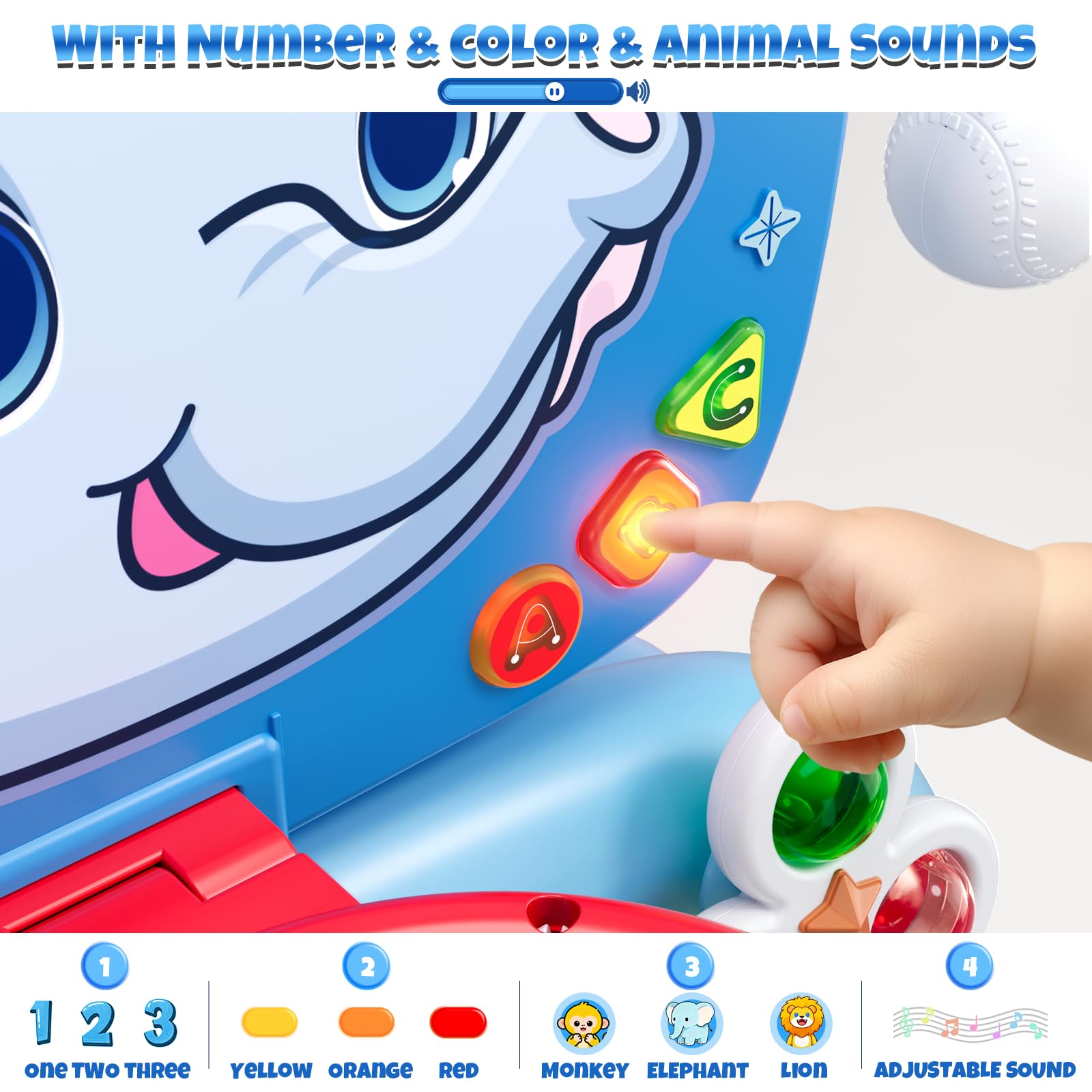 Wee Wonders safe durable ABS construction resists rough toddler play.