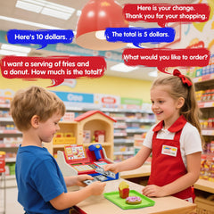 Wee Wonders menus and cards enhance interactive restaurant scenes.