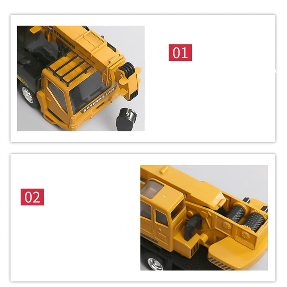 WEECOC RC Crane in-action on surface showcases versatile pretend tasks.