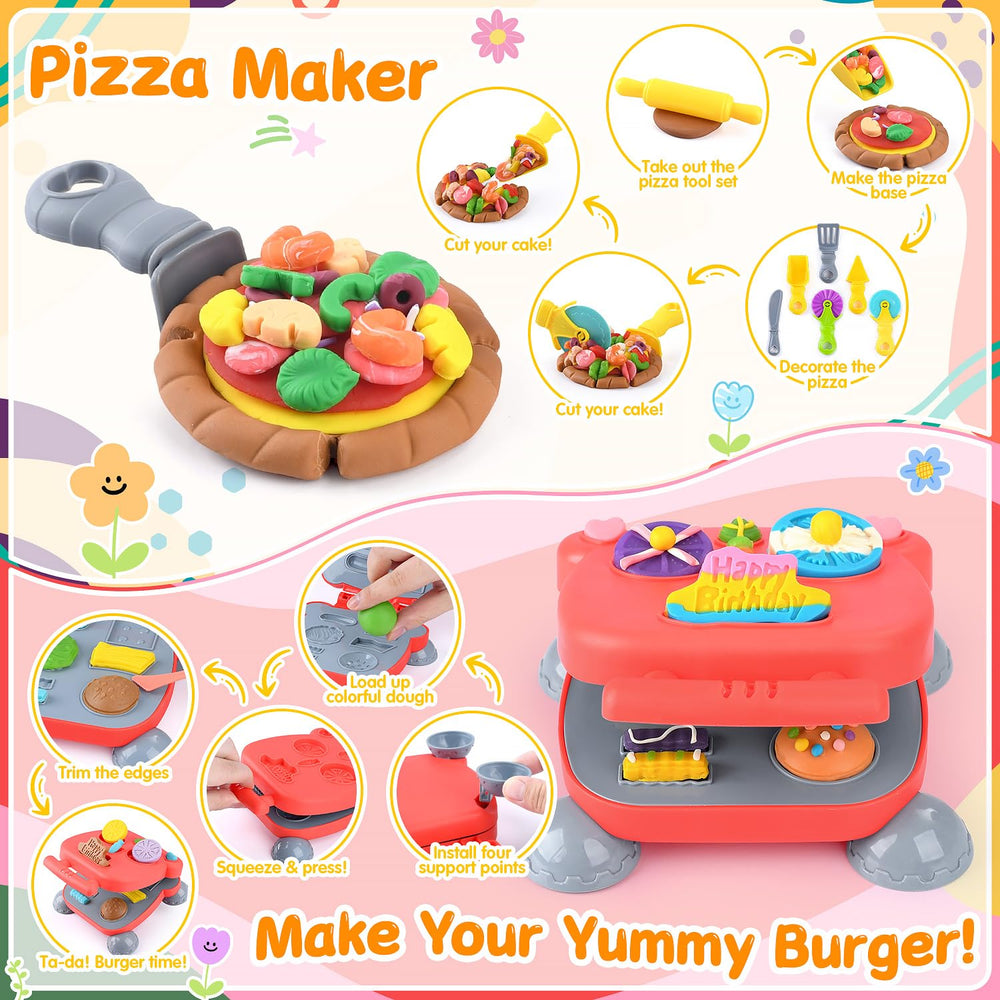 WeeHomm 24-color dough with safe storage keeps playtime ready.
