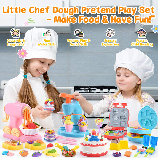 WeeHomm 5-in-1 color dough cake maker sparks imaginative pretend cooking sessions.