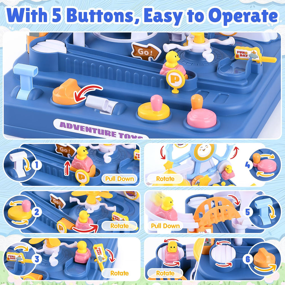 WeeHomm Montessori-inspired toy teaches cause and effect through interactive play.