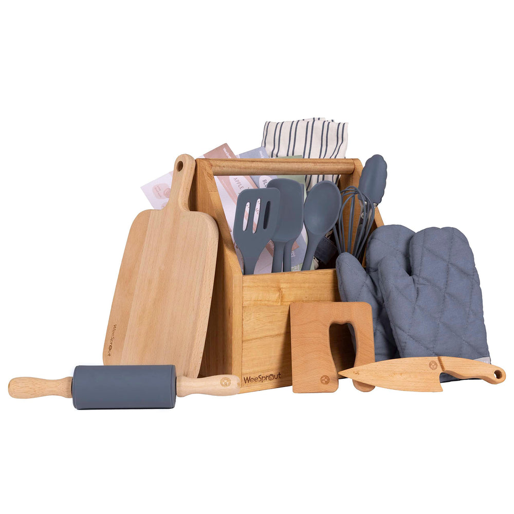 WeeSprout Little Chef rolling pin for kid-friendly baking sessions and pretend play
