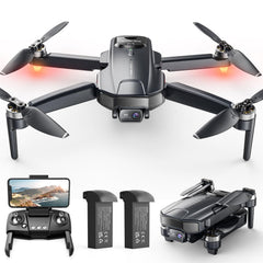 WeFone drone with 4K camera wide-angle lens captures expansive landscapes and skies