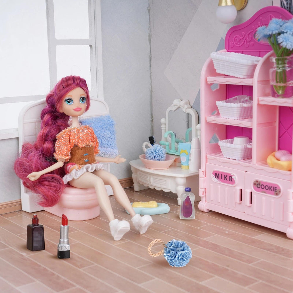 WEHOO storage basket and soap set helps organize tiny items.