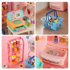 Wehoo micro bottles and ice cubes enhance tiny beverage and dining play.