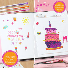 WeiAlico diary lock ballpoint pen included for smooth writing.