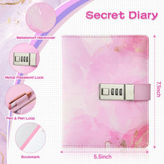 WeiAlico diary lock pen pouch keeps pens organized on the go.
