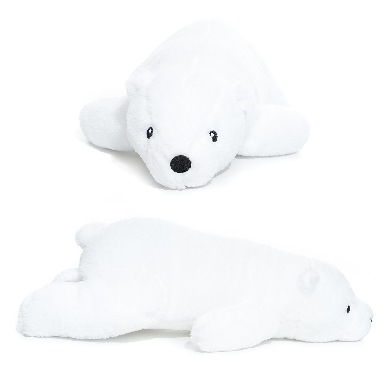 WEIGEDU bedtime companion polar bear ready for night routines