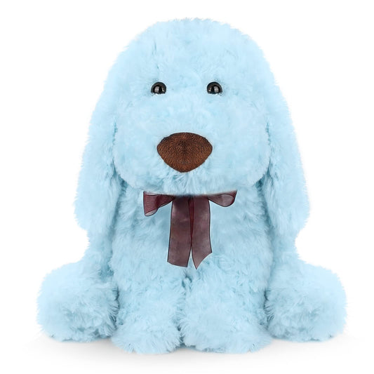 WEIGEDU blue goldendoodle plush puppy 11-8 inch for cozy hugs
