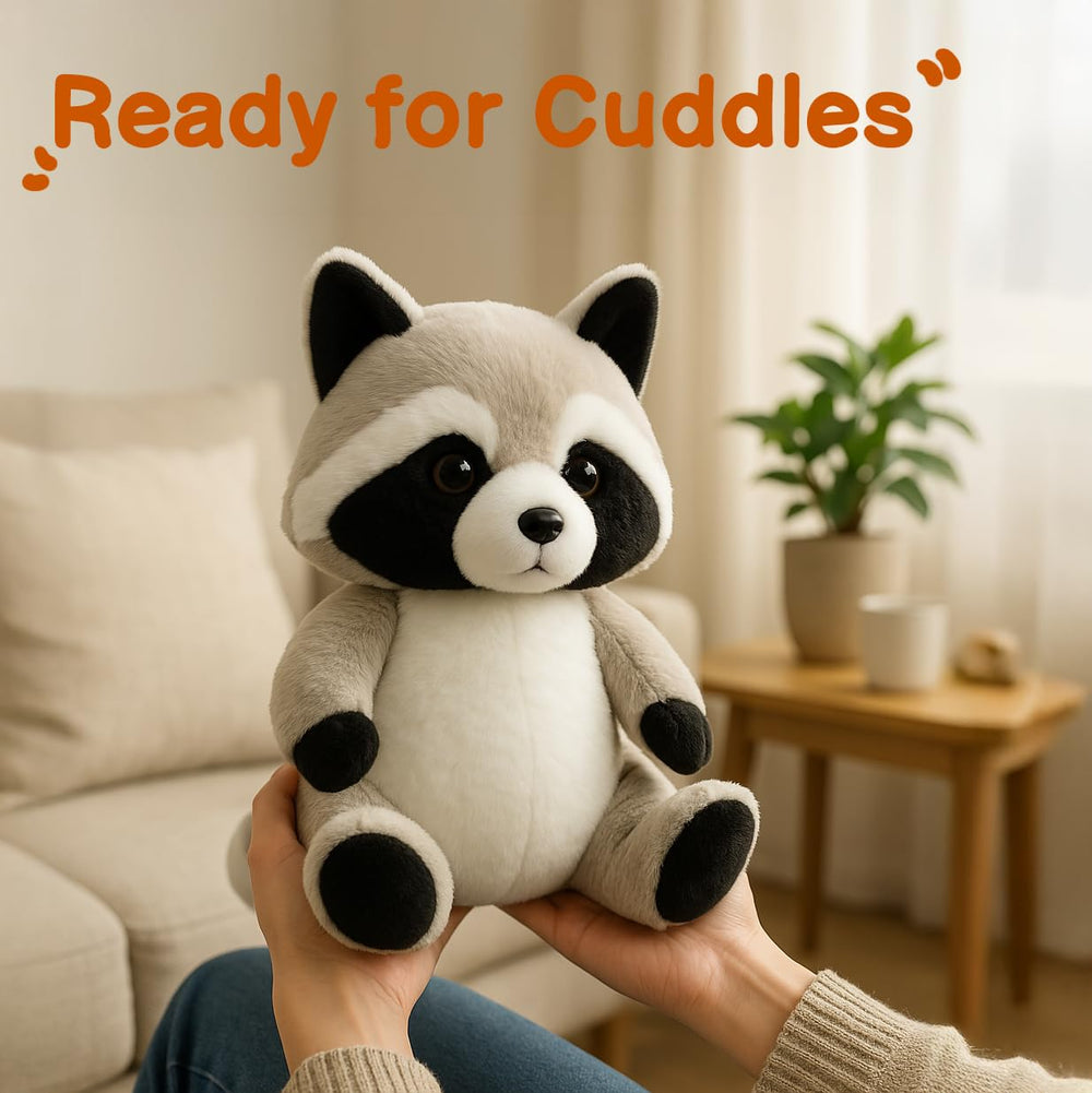 WEIGEDU Coon raccoon plush great for collection and display