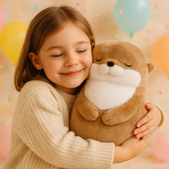 WEIGEDU otter stuffed animal bedtime companion for gentle nighttime routines