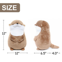 WEIGEDU otter stuffed animal ideal gift for birthdays and holidays