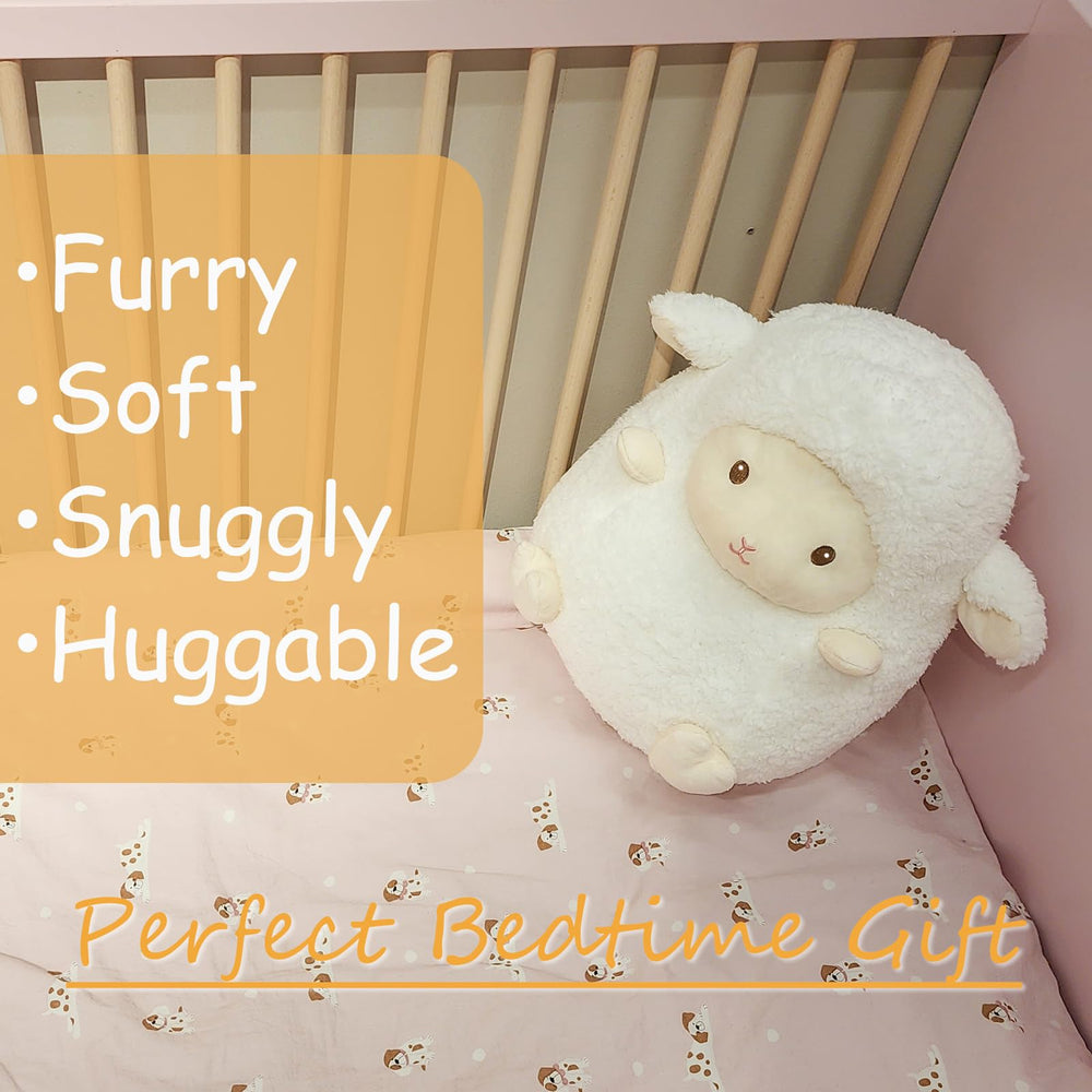 WEIGEDU soft, durable stuffed animal doubles as a cozy sofa pillow.