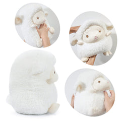 WEIGEDU 14-inch sheep plush as a reliable travel companion.