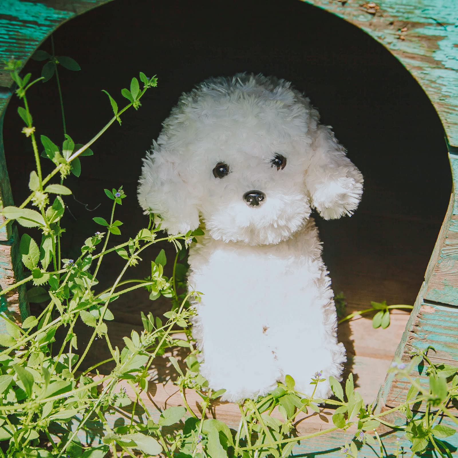 WEIGEDU White Toy Poodle safety-tested materials for peace of mind