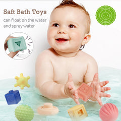 Weilim safe teething toy gentle on gums and easy to clean.