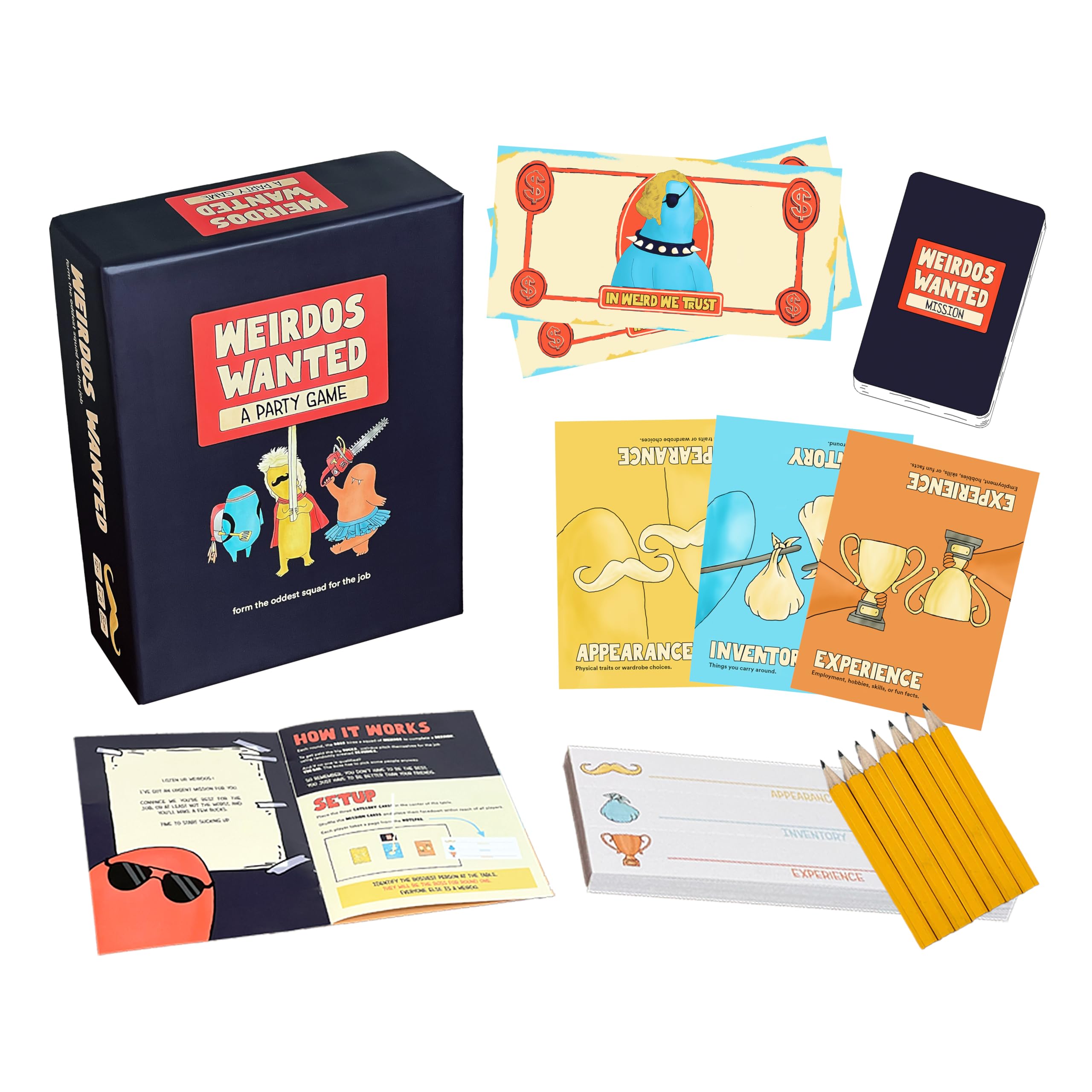 Weirdos Wanted resume cards spark playful challenges and laughs