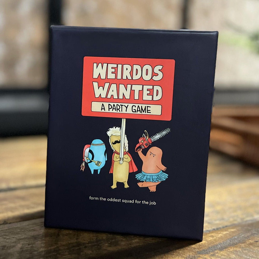 Weirdos Wanted travel pack fits in bags for fun on the go