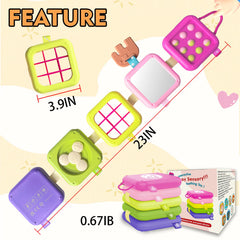 weirtoya Busy Board travel-handle design enables travel-friendly play