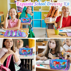 weirtoya 16-page coloring book complements the set