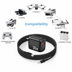 Weishan dual-port charger enabling simultaneous USB-A and USB-C charging