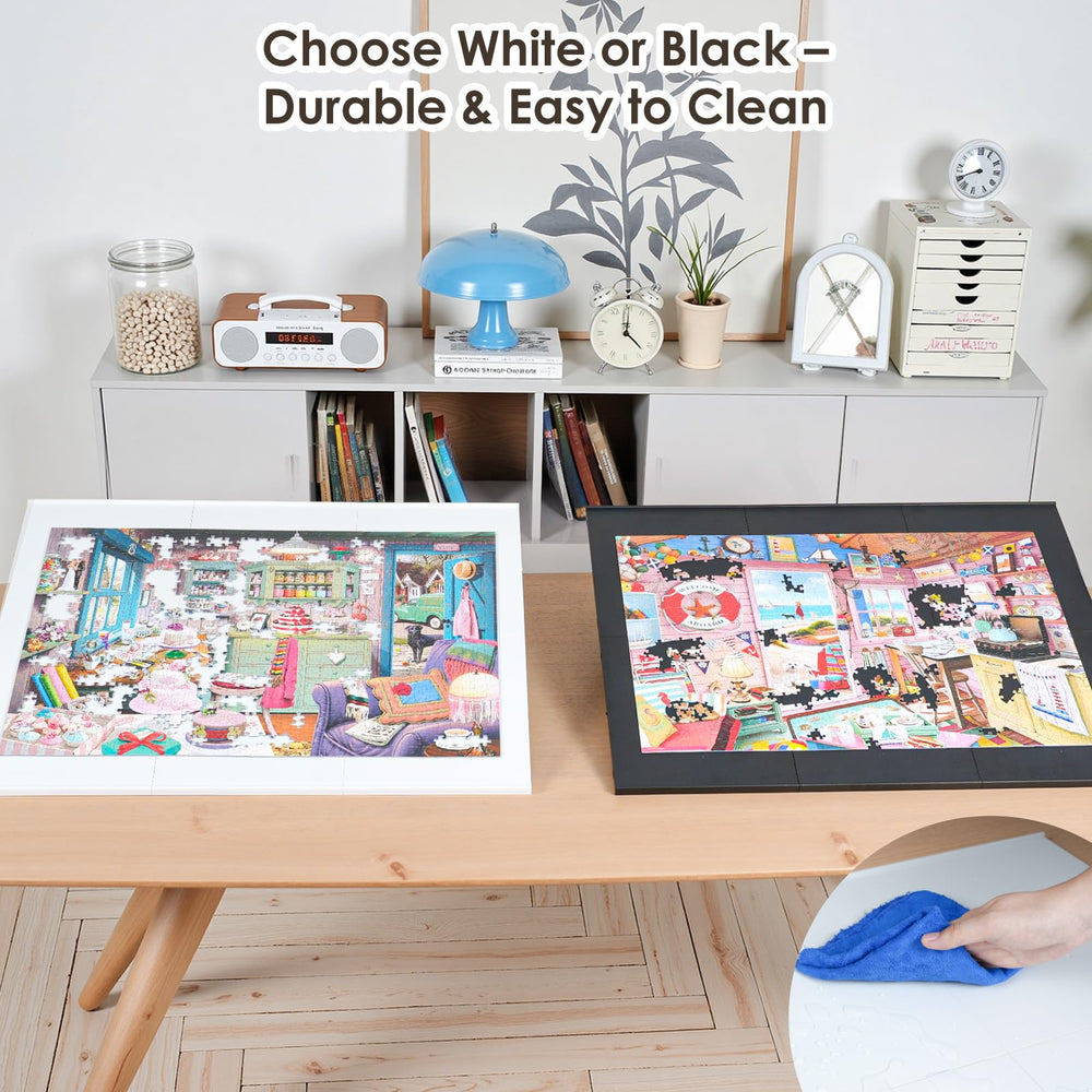WELGEE portable puzzle table easel offers versatile gift for puzzle lovers.