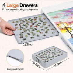 WELGEE puzzle board multi-use surface suits games and crafts