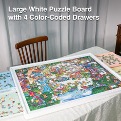 WELGEE protective cover shields puzzle from spills and pets