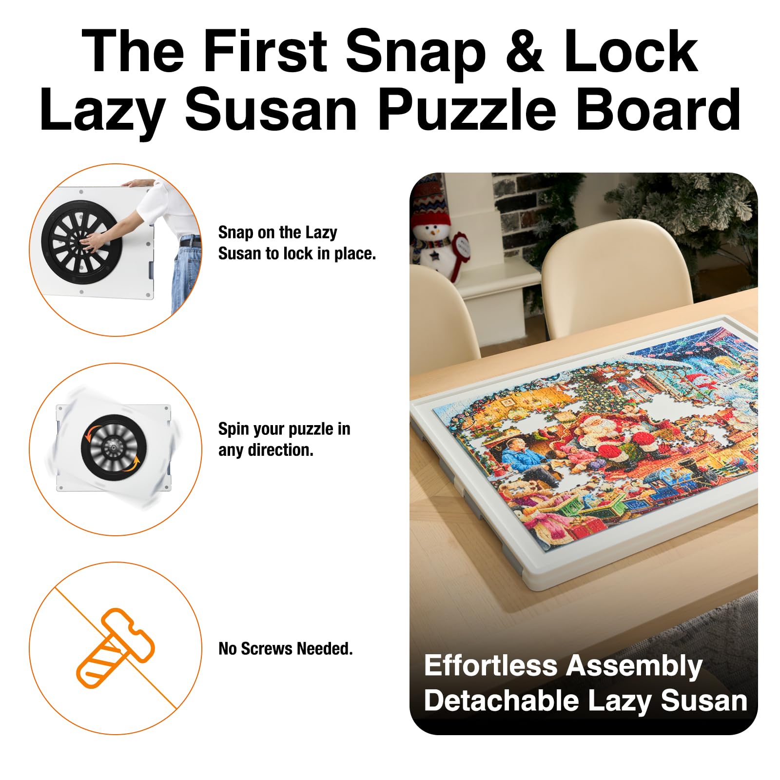 WELGEE protective puzzle mat cover shields unfinished work from spills.