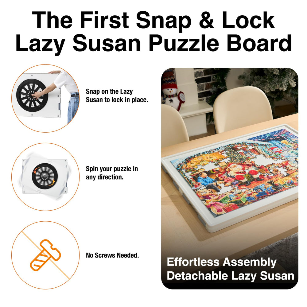 WELGEE protective puzzle mat cover shields unfinished work from spills.