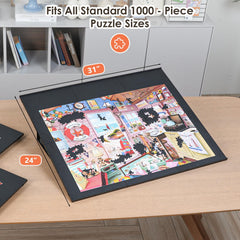 WELGEE ultralight puzzle easel emphasizing portability for puzzling anywhere