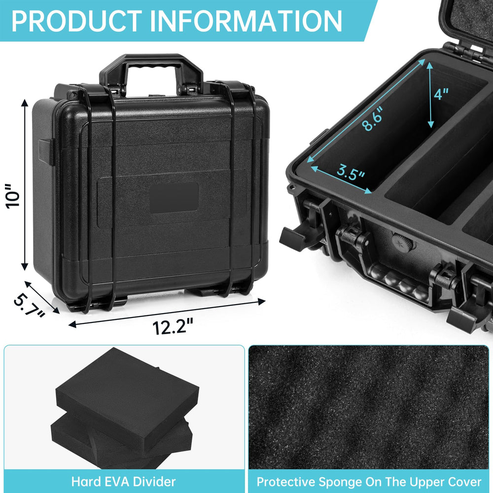 WELIDAY interior shows EVA foam liner and inserts stabilizing cards.