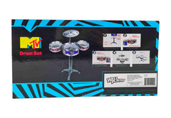 Well Played MTV Desktop Drum Set packaging highlights official licensing and gift-ready appeal