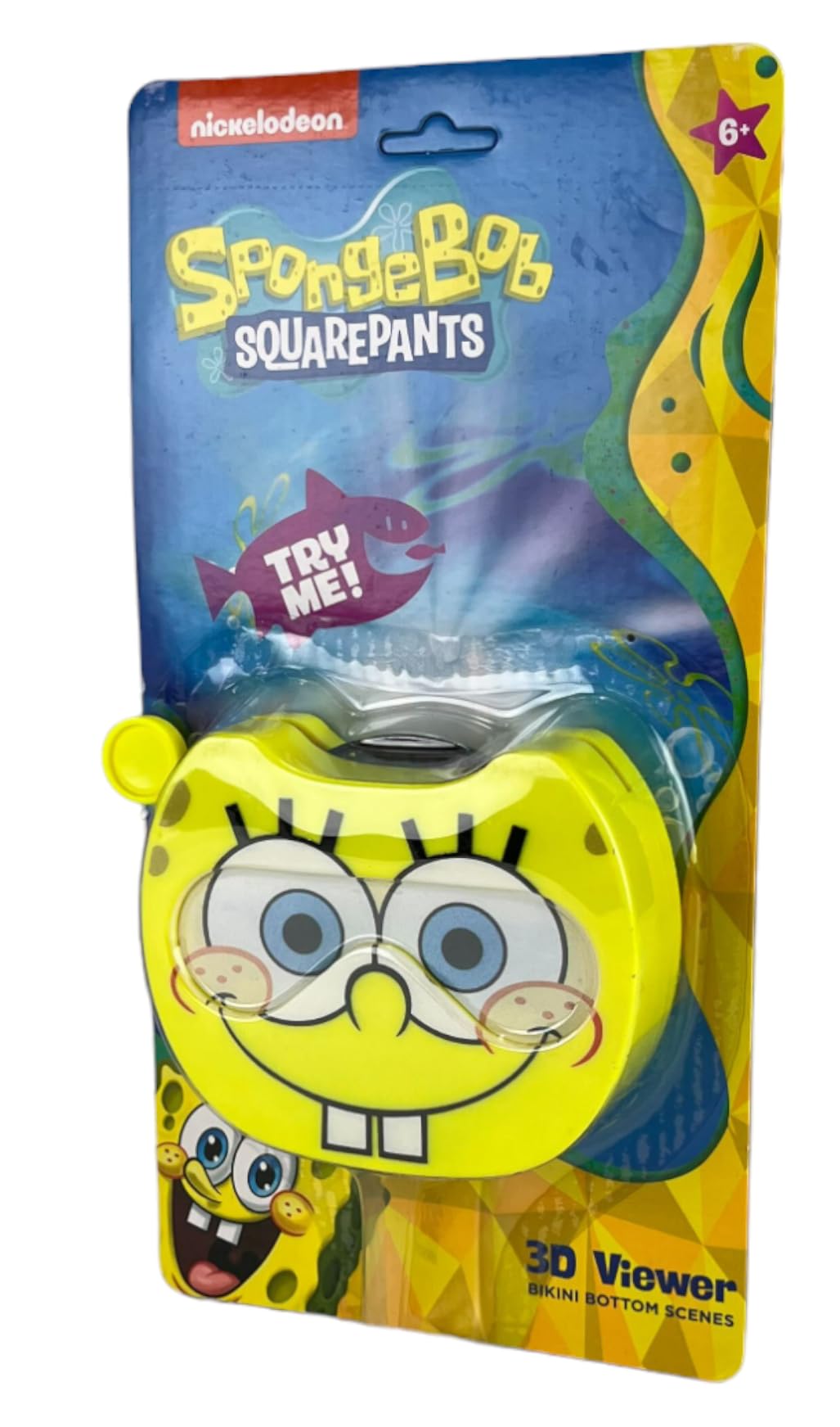 Well Played Spongebob 3D Viewer side view shows portable, kid-friendly design.
