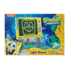 Well Played Spongebob light board with tiles encourages constructive building.