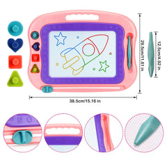 Wellchild stamps included for stamping shapes during imaginative drawing