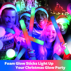 Wellent birthday foam glow sticks provide playful lighting for celebrations.