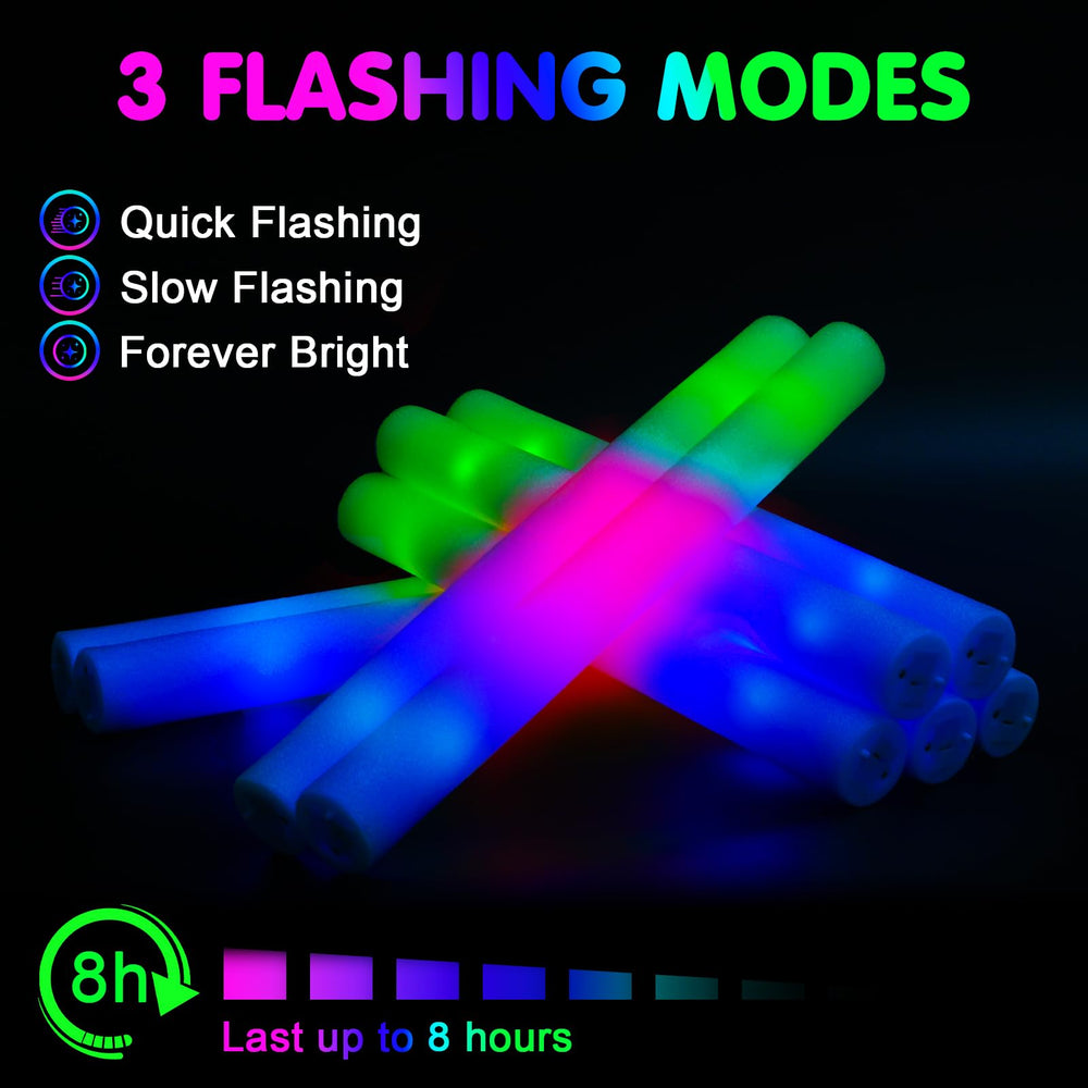 Wellent foam glow stick for birthday celebrations with vibrant color