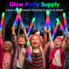 Wellent LED foam glow stick with batteries included for instant fun