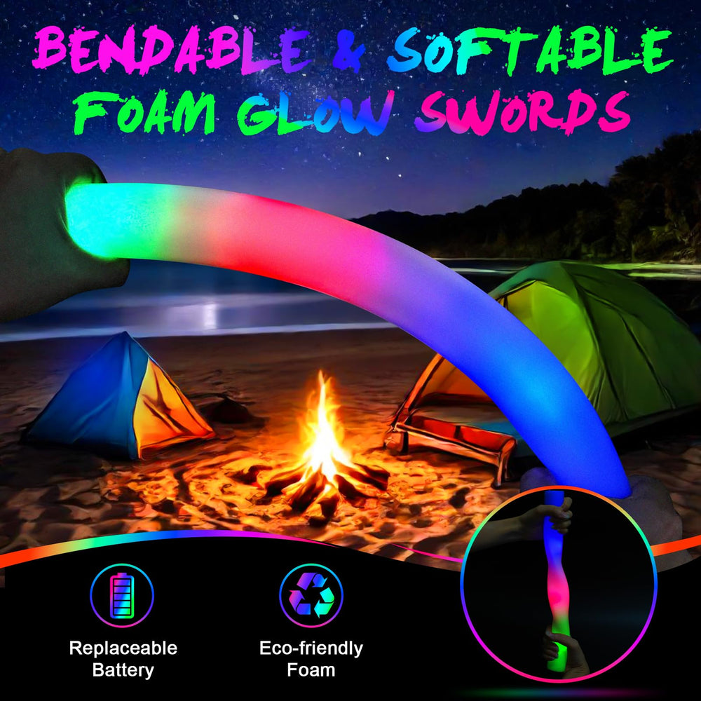 Wellent glow sticks offer up to 8 hours of vibrant light from replaceable batteries