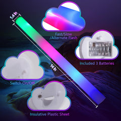 Wellent three-mode flashing sticks offer versatile mood lighting for events.